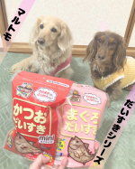 &hellip;♡&hellip;♡@daisuki_petfoods マルトモだいすきシリーズ〈かつだいすきminiサイズ〉〈まぐろだいすきminiサイズ〉も～何回リピしたかなぁ～♡だってうちのコたちだいすき&hellip;のInstagram画像