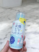 紫外線予報　炭酸UVヘッドスパFSPF50+ PA++++ /UV耐水性★★＿＿＿＿＿＿＿＿＿＿＿＿＿＿＿日差しが気になる季節に向けてぴったりな頭皮のUVケアアイテム。炭酸*1入りヘッド&hellip;のInstagram画像