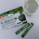 ⁡⁡Wの健康青汁🍀リニューアルしたみたい！⁡豆乳に溶かして飲んだけどダマにもならずに溶けて、味も飲みやすくて美味しかった🤤⁡これなら毎日飲めそうな美味しさ🩷⁡#PR #新日本製薬株式会&hellip;のInstagram画像
