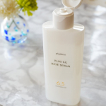 ゆらぎやすくトラブルを繰り返す私の肌悩みにしっかりアプローチしてくれる先行美容液✨@pluskireiプラスキレイ プラスGGベースセラム朝晩の洗顔後の肌に使っていますみずみずしいテクス&hellip;のInstagram画像