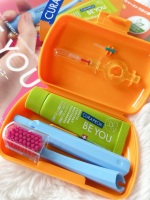 🪥カラフルで見た目が可愛いだけじゃなく、機能性も抜群の【CURAPROX】🪥@curaproxjapan 旅行用トラベルセット クラプロックス（歯ブラシ＋歯間ブラシ＋歯みがきペースト）&hellip;のInstagram画像