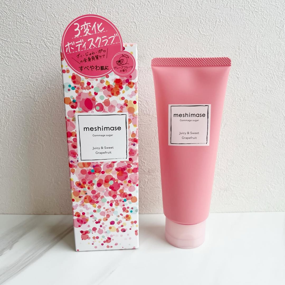 口コミ投稿：⁡⁡⁡⁡meshimase ゴマージュシュガーでスペシャルボディケア🍊✨⁡スクラブ×ピーリング発…