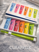 クラプロックスビーユー歯ブラシ＋歯みがきボックスセット3,960円（税込）を提供いただき、使ってみたよ☺️スイス発のオーラルケアブランドCURAPROX の人気シリーズ「ビーユー」✨6種類のカ&hellip;のInstagram画像