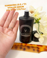 自称🤭美容オタクの私今回使ってみたのは　　　👇髪のボリュームを保ち健康な頭皮環境を整えるスカルプケアアイテム『KAMINOWA (カミノワ)VITALIZE SERUM (バイタライ&hellip;のInstagram画像