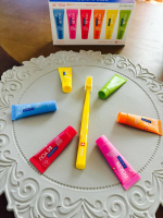 カラフルでフレッシュな歯みがき＆歯ブラシセット【クラプロックス ビーユー】の体験をさせていただきました🪥カラフルで歯磨きするのがワクワクします♪こちらの歯ブラシは5460本の超極細毛で歯の汚れを&hellip;のInstagram画像