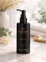 HEMATIN BLACK SERUM 4280円(税込)（ヘマチン ブラックセラム）上質な黒のパッケージが印象的な、大人のためのヘアトリートメント。ヘマチン（毛髪補修成分）を配合し、ダメー&hellip;のInstagram画像