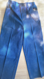 .ミラクルワイドデニム🌿デニムの雰囲気は好きだけど、履き心地も大事にしたい👖🕊️こちらはデニム風のデザインにセンタープレスが入っていて、きれいめにも合わせやすくストレッチ素材で動きやすい&hellip;のInstagram画像