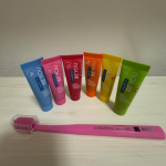 カラフルで気分が上がる歯みがきセット🪥✨「クラプロックスビーユー 歯ブラシ＋歯みがきボックスセット」を使ってみました🍎🍊クラプロックス定番のCS5460歯ブラシと、6種類のフルーツフレーバーの&hellip;のInstagram画像