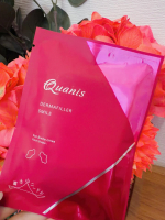 クオニス　ダーマフィラースマイルをお試ししました。こちらはほうれい線用のマイクロニードルになります。ピンクの綺麗なパケでに一回分づつ入っています。シートを剥がして貼ってみましたが、特に痛くなく&hellip;のInstagram画像