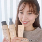 出産後の肌変化が気になる方に🤍ロゼットから天然セラミド配合のAKusual シリーズ。ローション、ミルク、クリームの順でしっかりと保湿していきます✨●薬用ｕ ローション 150mL［化粧&hellip;のInstagram画像