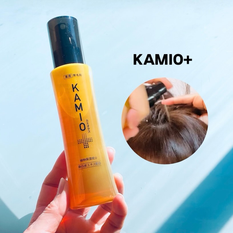 口コミ投稿：KAMIO+老若男女を問わず使える薬用アロマ育毛剤です。育毛剤でも香りが良いのって嬉…