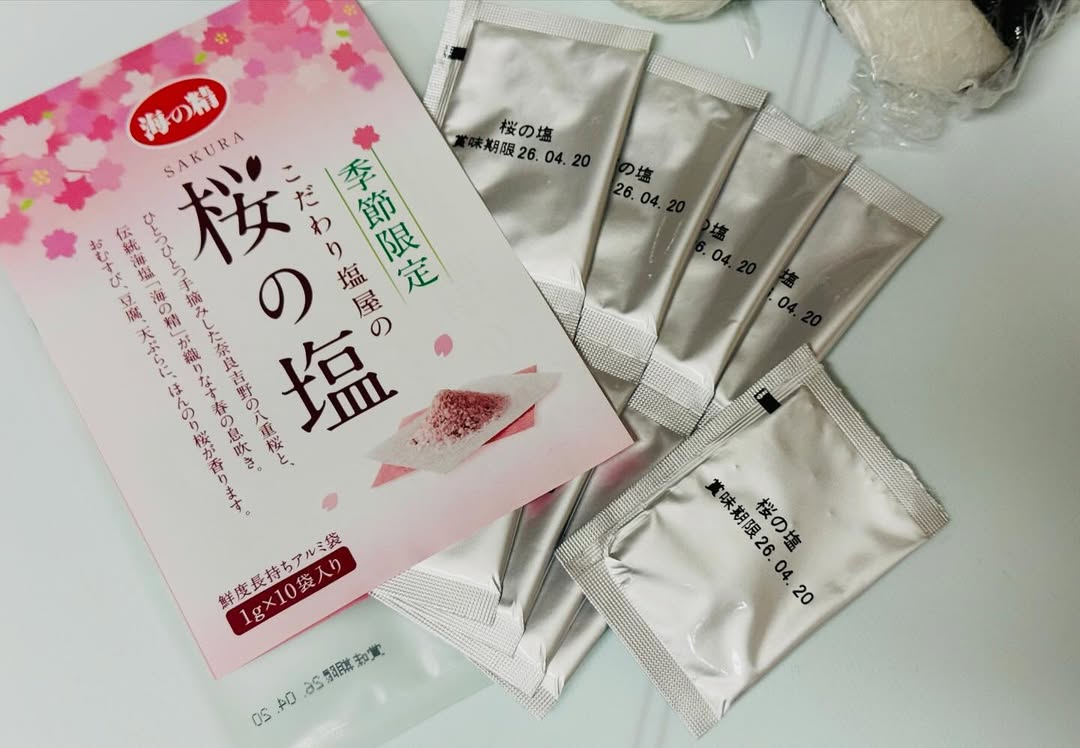口コミ投稿：海の精の桜の塩🌸春限定の桜好きにはたまらない桜フレーバー塩🌸🧂奈良・吉野の八重桜を…