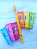 スイスのプレミアム歯ブラシ、クラプロックスのクラプロックスビーユー 歯ブラシ＋歯みがきボックスセットを使用しました。クラプロックス定番の歯ブラシCS5460と6種類のカラー＆フルーツフレーバーの&hellip;のInstagram画像