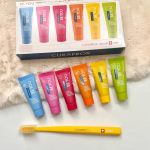 𓆸クラプロックスビーユー歯ブラシ＋歯みがきボックスセット─────────────────クラプロックス定番の歯ブラシCS5460と 6種類のカラー＆フルーツフレーバーのクラプロックスビ&hellip;のInstagram画像