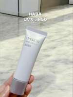 HABAUVカット50SPF50/PA++++ ＿＿＿＿＿＿＿＿＿＿＿＿＿＿＿&nbsp;水に強く、紫外線をブロックする日やけ止め&nbsp;保湿成分スクワランなど美容液成分が配合されているそう 手に出した&hellip;のInstagram画像