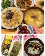 ご飯の真ん中にポンと置いてみた『海の精 かりかり小梅』@uminoseishop @uminosei_1979 見た目good👍だけじゃなくネーミングの如く心地よい「カリカリ」とした&hellip;のInstagram画像