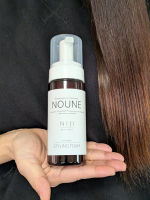 NOUNE ＜ノウネ＞ ストレート スタイリングフォーム&nbsp;を継続使用中🩷・ストレートスタイリングフォーム・話題のクセ・うねりケア成分トステア※配合フォームを髪に馴染ませてからドライヤーで軽&hellip;のInstagram画像
