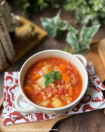 𖤣𖥧𖥣𖡡𖥧𖤣朝食用にもち麦入りトマトスープを作りました。 ぷちぷちした食感で腹持ちも良いもち麦は、栄養価も高く健康的なので朝食にぴったり♪今回使用したのは福岡県筑後市の久保農園「くすもち二条&hellip;のInstagram画像