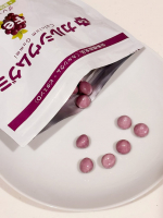 🦒スクスクのっぽくんカルシウムグミFe 食べてみました✨( @sukusukunoppokun )・・・グミは小粒でやわらかめの食感。おやつみたいに食べやすくて子どもでも続けやすそう🍇&hellip;のInstagram画像