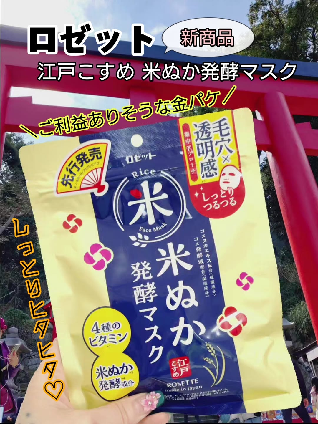 口コミ投稿：あの【ロゼット】さんから新登場💃ご利益ありそうなパッケージのコチラをお試し中💋＊―…