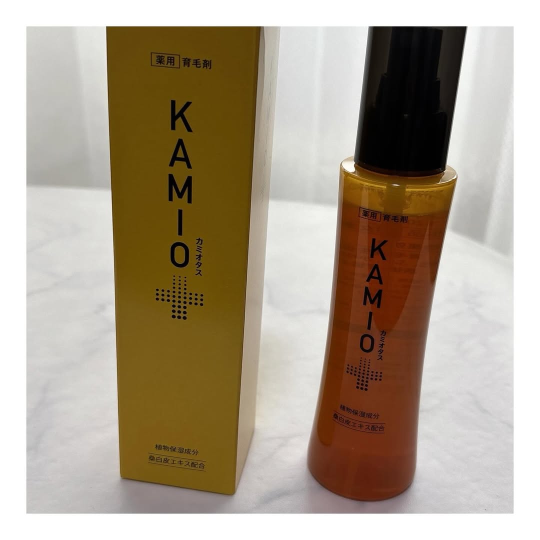 口コミ投稿：薬用　アロマ育毛剤kamio+抜け毛を防ぎ、発毛を促進アロマのような香りの育毛剤💛1日2…