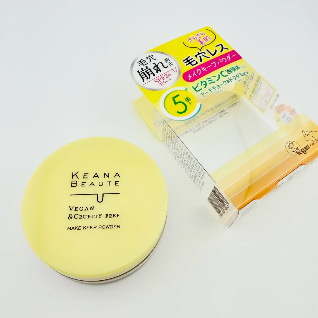 口コミ投稿：ケアナボーテ　毛穴落ち防止メイクキープパウダー✨長時間のメイクをキープしてくれて…