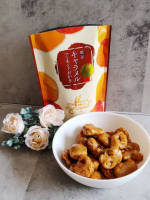 このたびご縁がありもち吉さまの【絶品キャラメルアーモンドおかき】のモニターをさせていただきました普段はあまりおかきは食べないのですが、キャラメル味がしっかりついているので、止まらないお&hellip;のInstagram画像