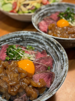 最近料理の写真撮ること自体忘れている🥺これも結構前のロービー丼🥩玉ねぎソース🧅#PR #野菜をMOTTO #カレー #カレーライス #moniplaのInstagram画像