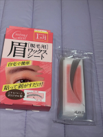 テンスターセシル脱毛用眉ワックスシート&yen;1,320円(税込)一箱で両眉10回分入ってます貼って剥がすだけの簡単ワックスシート！毎月1回､自宅でお手軽に本格脱毛ができます。ワックス成分が&hellip;のInstagram画像