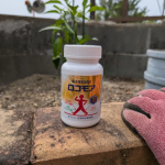 #PR #サントリーウエルネス株式会社 #ロコモア すくすくと育ってる夏野菜達の周りの草むしりや水やり わき芽を取ったりで しゃがんだりするのがしんどくなってくるお年頃😅お互いお休みの日が&hellip;のInstagram画像