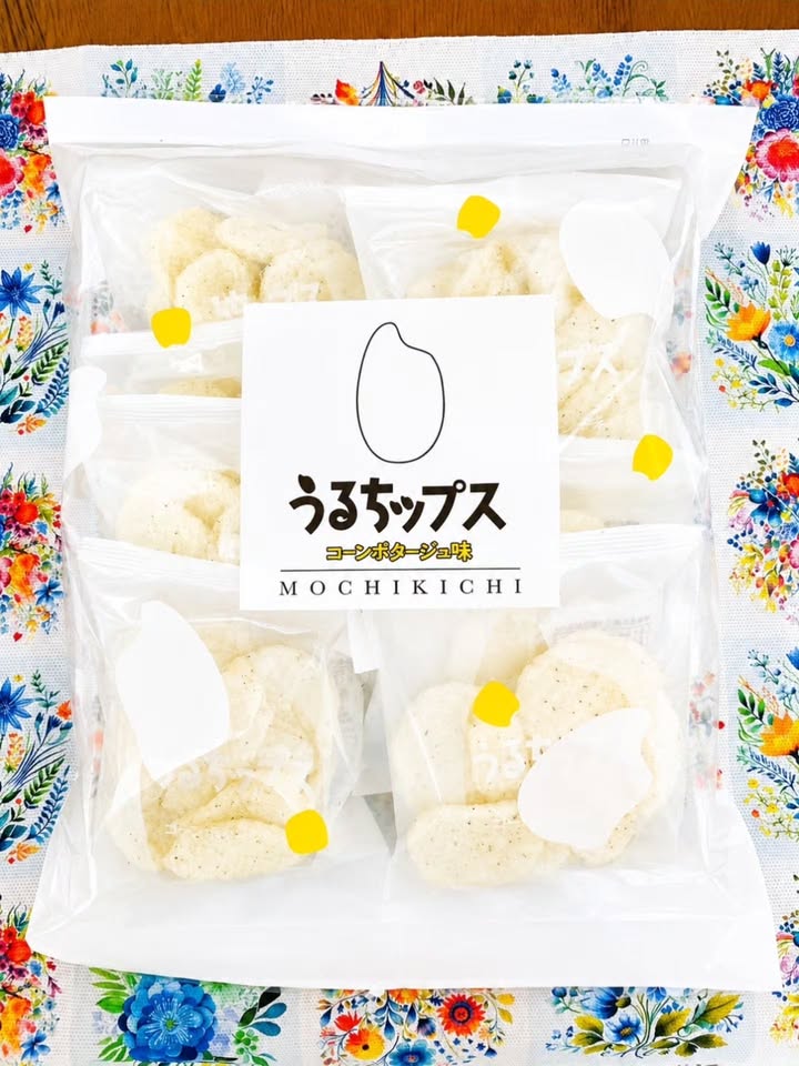 口コミ投稿：ふんわりサクサク、軽い食感がクセになる✨🌽うるちップス コーンポタージュ味🌽ひと口…