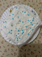 このケーキ、端っこケーキなんです。土台のケーキは、ケーキの切り落としを買ってそれを平らにのばして積み重ね、途中にブルーベリージャムを入れ生クリームでコーティングしました。美味しそうでしょう。これか&hellip;のInstagram画像
