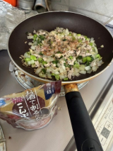 お酒で割るための梅こんぶ茶を使った炒め物／わせいさんの投稿
