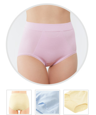 シャルレのサニタリーショーツ立体設計