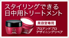 スタイリングできる日中用トリートメント プロアンドプロデザイニングリペア