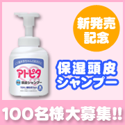 「新商品発売記念！赤ちゃんの頭皮にやさしい泡シャンプーモニター100名様大募集☆」の画像、丹平製薬株式会社のモニター・サンプル企画