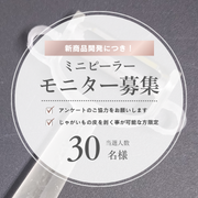 「＊＊＊ミニピーラー＼＼モニター大募集／／＊＊＊」の画像、ニッケンかみそり株式会社のモニター・サンプル企画
