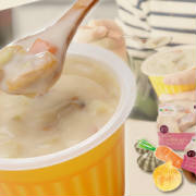 「新生活の野菜不足に！国産野菜たっぷりの具だくさんクラムチャウダー 3個セット 」の画像、モンマルシェ株式会社のモニター・サンプル企画