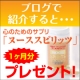 ＜第16弾＞心のためのサプリ【ヌーススピリッツ】現品（1ヶ月分）プレゼント！/モニター・サンプル企画