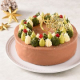【公開冷凍配送テスト】仮称クリスマスのリース（チョコ）＜バタークリームケーキ＞/モニター・サンプル企画