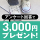 イベント「簡単なアンケートで3,000円をゲット！「子どもの靴のニオイのアンケート」」の画像