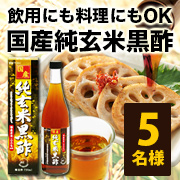 「国産原料・国内製造！飲用にも料理にもOK♪【国産純玄米黒酢】モニター様5名募集!」の画像、井藤漢方製薬株式会社のモニター・サンプル企画