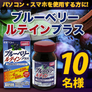 「PC・スマホを使用する現代人に【ブルーベリールテインプラス】モニター様１０名募集」の画像、井藤漢方製薬株式会社のモニター・サンプル企画