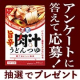 ☆簡単☆【アンケートに答えて応募】「旨辛肉汁うどん」をプレゼント♪/モニター・サンプル企画