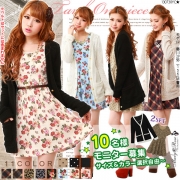 「ニットソーカーデ&柄カットソータンクワンピースセット■10名様モニター募集」の画像、夢展望株式会社のモニター・サンプル企画