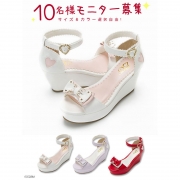 「配色ハート厚底ヒールサンダル■10名様モニター募集」の画像、夢展望株式会社のモニター・サンプル企画