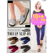 「トゥキャップポインテッドスリッポンスニーカー■10名様モニター募集」の画像、夢展望株式会社のモニター・サンプル企画