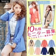 「カラバリ8カラー♪シンプル美ラインカットソージャケット■10名様モニター募集」の画像、夢展望株式会社のモニター・サンプル企画