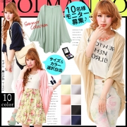 「冷房対策にもオススメ☆カット素材ロングモモンガボレロ■10名様モニター募集」の画像、夢展望株式会社のモニター・サンプル企画