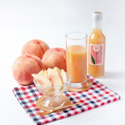 「試食モニター募集／和歌山 桃ジュース あら川の桃ドリンク ギフトセット〔200ml&times;7〕飲料 国産★産直お取り寄せ」の画像、株式会社ふるさとサービスのモニター・サンプル企画